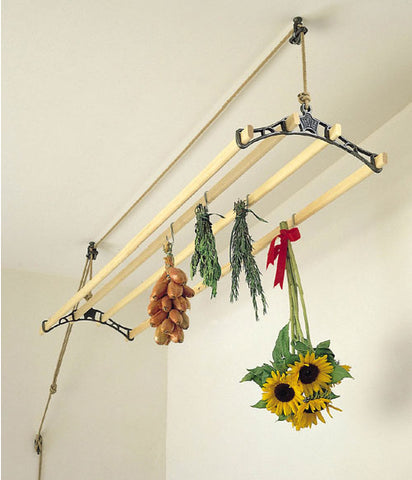 SHEILA MAID  Ceiling Clothes Airer 4 Bar